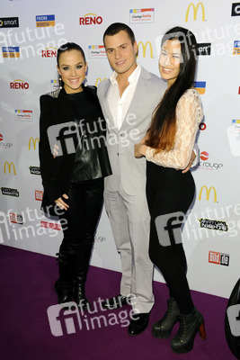 Kim Gloss, Rocco Stark mit Schwester Aurora Stark