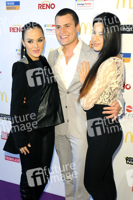 Kim Gloss, Rocco Stark mit Schwester Aurora Stark