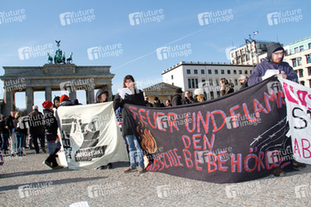 Refugee Camp am Brandenburger Tor