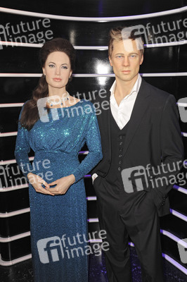 Angelina Jolie und Brad Pitt Wachsfiguren
