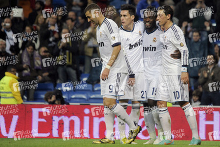 Karim Benzema, José Callejón, Michael Essien, Mesut Özil