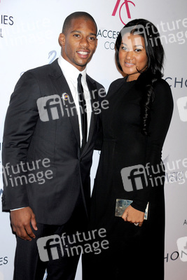 Victor Cruz mit Freundin Elaina Watley
