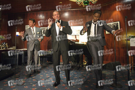 Mark Adams als Dean Martin, Stephen Triffitt als Frank Sinatra, Jay Marsh als Sammy Davis Jr.