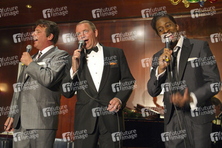 Mark Adams als Dean Martin, Stephen Triffitt als Frank Sinatra, Jay Marsh als Sammy Davis Jr.