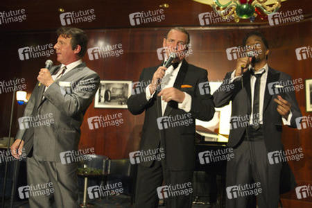 Mark Adams als Dean Martin, Stephen Triffitt als Frank Sinatra, Jay Marsh als Sammy Davis Jr.