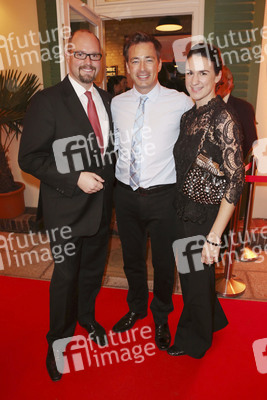 Patrick Henkel, Jan Sosniok mit Freundin Nadine Möllers
