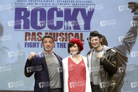 Sylvester Stallone, Wietske van Tongeren, Drew Sarich