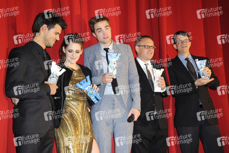 Taylor Lautner, Kristen Stewart, Robert Pattinson, Bill Condon, Wyck Godfrey