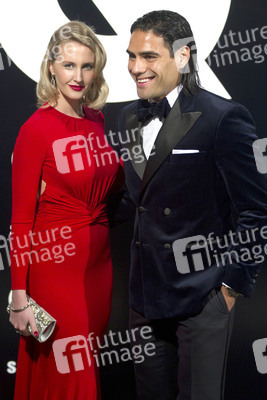 Radamel Falcao mit Gattin Lorelei Taron