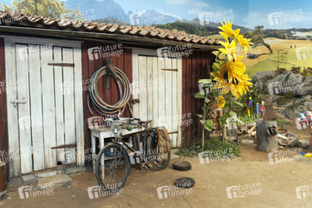 Pettersson und Findus Filmset