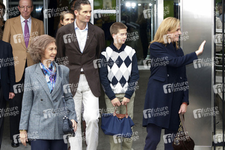 Königin Sophia, Prinzessin Elena, Inaki Urdangarin, Juan Pablo Urdangarin, Prinzessin Cristina