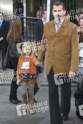 Prinz Felipe mit Tochter Prinzessin Leonor