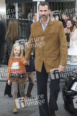 Prinz Felipe mit Tochter Prinzessin Leonor
