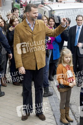 Prinz Felipe mit Tochter Prinzessin Leonor
