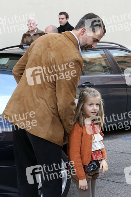 Prinz Felipe mit Tochter Prinzessin Leonor