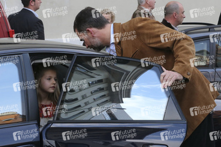 Prinz Felipe mit Tochter Prinzessin Leonor