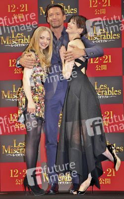 Amanda Seyfried, Hugh Jackman, Anne Hathaway