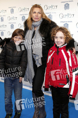 Ursula Karven mit den Kindern Liam und Jack