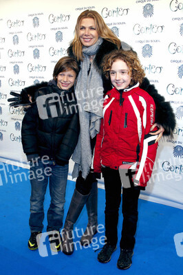 Ursula Karven mit den Kindern Liam und Jack