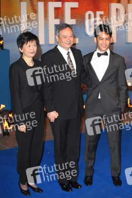 Ang Lee mit Gattin Jane und Sohn Mason