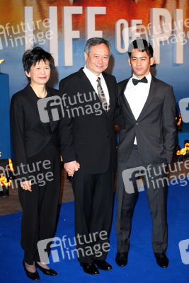 Ang Lee mit Gattin Jane und Sohn Mason