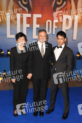 Ang Lee mit Gattin Jane und Sohn Mason