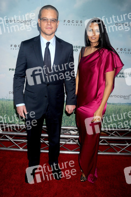 Matt Damon mit Gattin Luciana Barroso