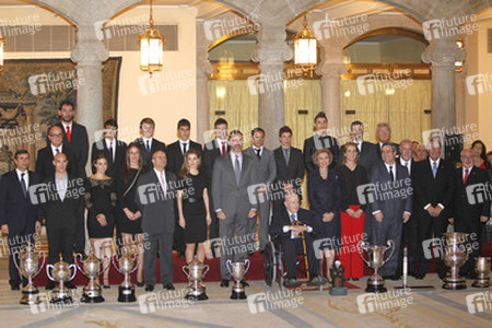 Letizia von Spanien, Felipe von Spanien, Sophia von Spanien und die Preisträger