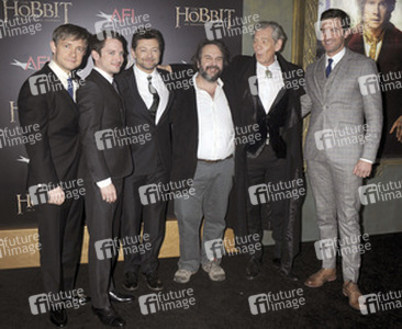 Martin Freeman, Elijah Wood, Andy Serkis, Peter Jackson, Ian McKellen, Richard Armitage
