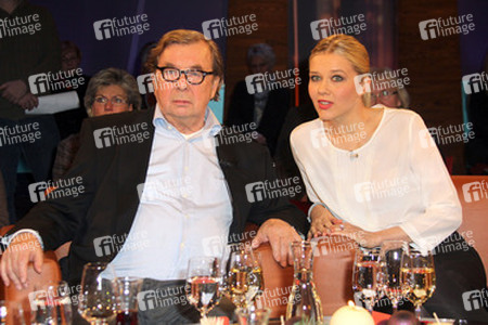 Hellmuth Karasek mit Tochter Laura