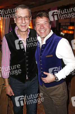 Patrick Lindner mit Lebensgefährte Peter Schäfer