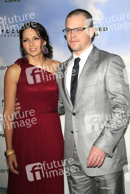 Matt Damon mit Gattin Luciana Baroso
