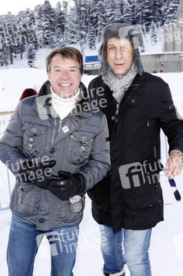 Patrick Lindner mit Lebensgefährte Peter Schäfer