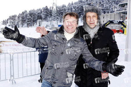 Patrick Lindner mit Lebensgefährte Peter Schäfer