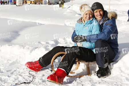 Maxi Arland mit Gattin Andrea