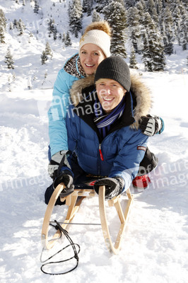 Maxi Arland mit Gattin Andrea