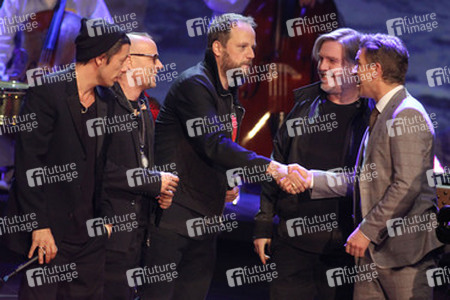 Michi Beck, Thomas D, Smudo, And.Ypsilon (Die Fantastischen Vier, Fanta 4), Markus Lanz