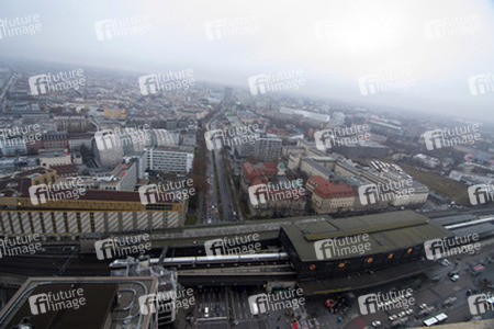 Blick aus der Präsidenten-Suite auf den Bahnhof Zoo