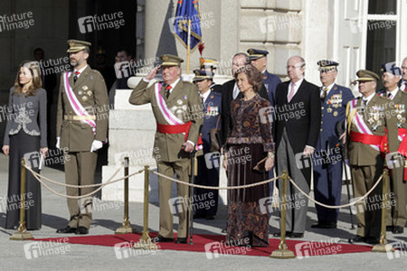 Letizia von Spanien, Felipe von Spanien, Juan Carlos I. von Spanien, Sophia von Spanien