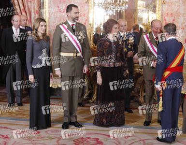 Letizia von Spanien, Felipe von Spanien, Sophia von Spanien, Juan Carlos I. von Spanien