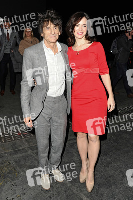 Ronnie Wood (Faces, Jeff Beck Group, The Rolling Stones) mit Gattin Sally Humphries