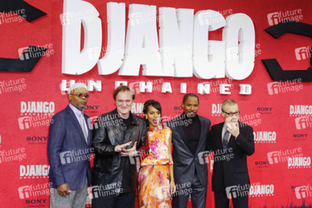 Samuel L. Jackson, Quentin Tarantino, Kerry Washington, Jamie Foxx, Christoph Waltz