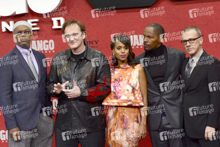 Samuel L. Jackson, Quentin Tarantino, Kerry Washington, Jamie Foxx, Christoph Waltz