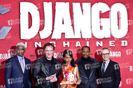 Samuel L. Jackson, Quentin Tarantino, Kerry Washington, Jamie Foxx, Christoph Waltz