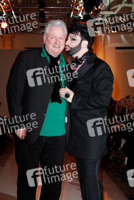 Harald Glööckler mit Lebensgefährte und Geschäftspartner Dieter Schroth