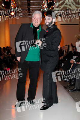 Harald Glööckler mit Lebensgefährte und Geschäftspartner Dieter Schroth