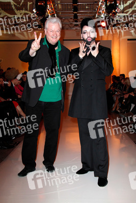 Harald Glööckler mit Lebensgefährte und Geschäftspartner Dieter Schroth