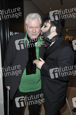 Harald Glööckler mit Lebensgefährte und Geschäftspartner Dieter Schroth