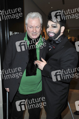 Harald Glööckler mit Lebensgefährte und Geschäftspartner Dieter Schroth