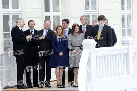 Stephan Weil, Beatrice Mountbatten-Windsor, David McAllister, Eugenie Mountbatten-Windsor und Gäste